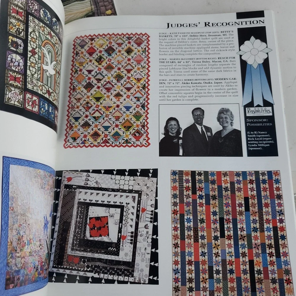 American Quilter Vintage 1990's Magazine lot of 9 with patterns